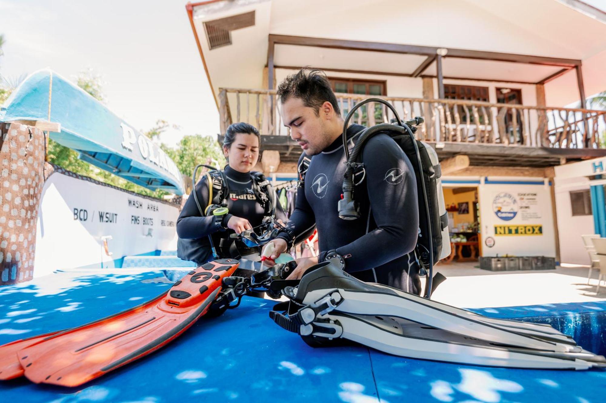 Polaris Beach And Dive Resort Inc Loon Ngoại thất bức ảnh